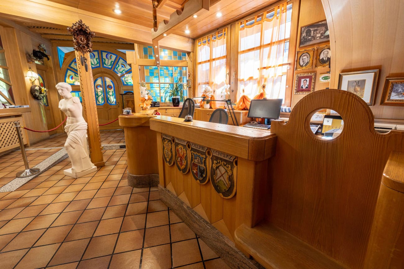 Reception villaggio hotel aquila